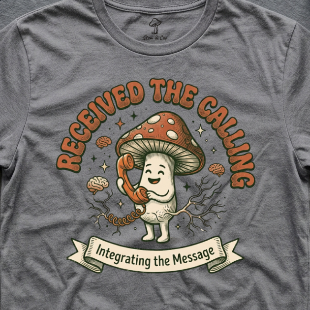 Received the Calling tee in Sports Grey (card crop)