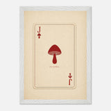 Jack of Spores print, framed and hung
