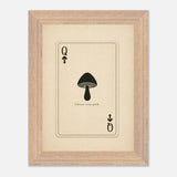 Queen of Spores print, framed and hung