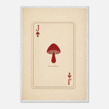 Jack of Spores print, framed and hung