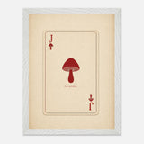 Jack of Spores print, framed and hung