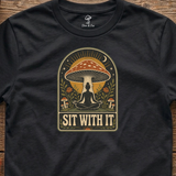 Sit With It tee in Black (card crop)