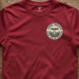 Grow Through What You Go Through tee in Cardinal Red (card crop)