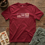 Neuroplasticity in Progress tee in Cardinal Red