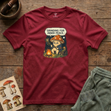 Grinding for Inner Peace tee in Cardinal Red