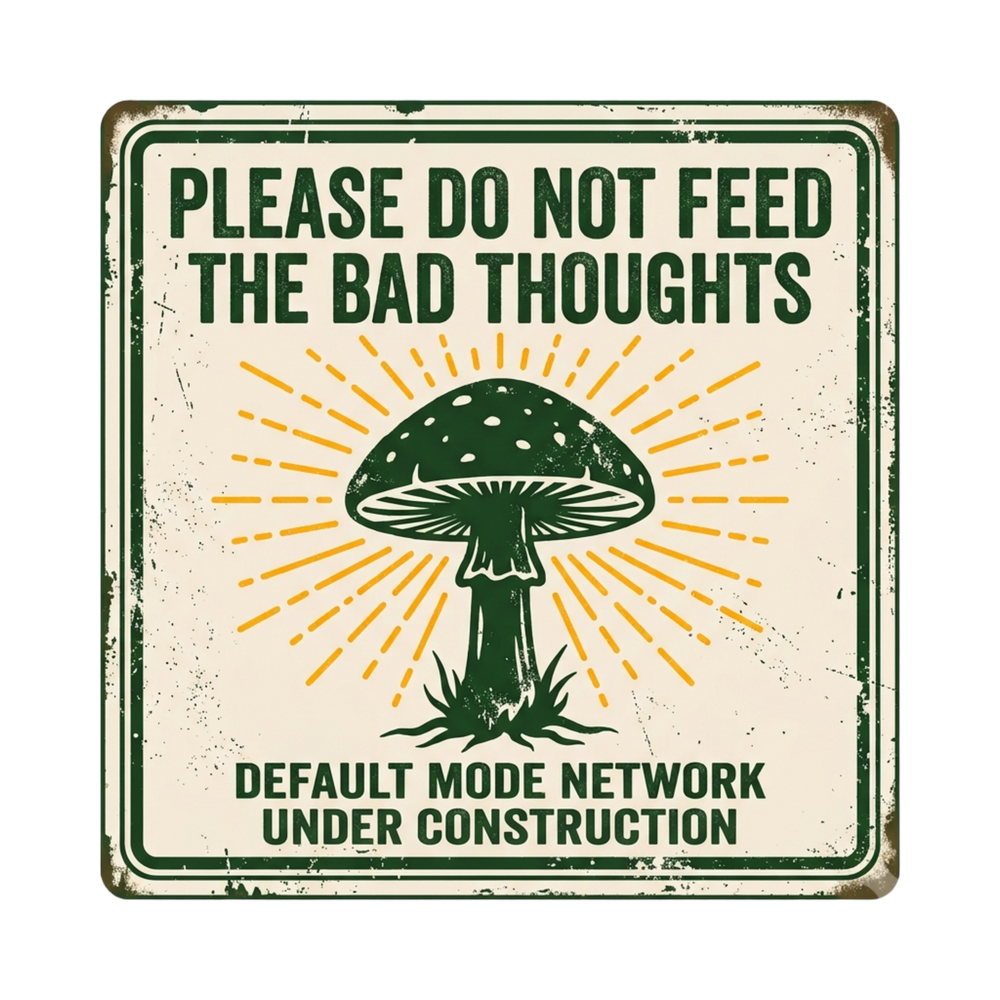 Please Do Not Feed the Bad Thoughts T-Shirt artwork
