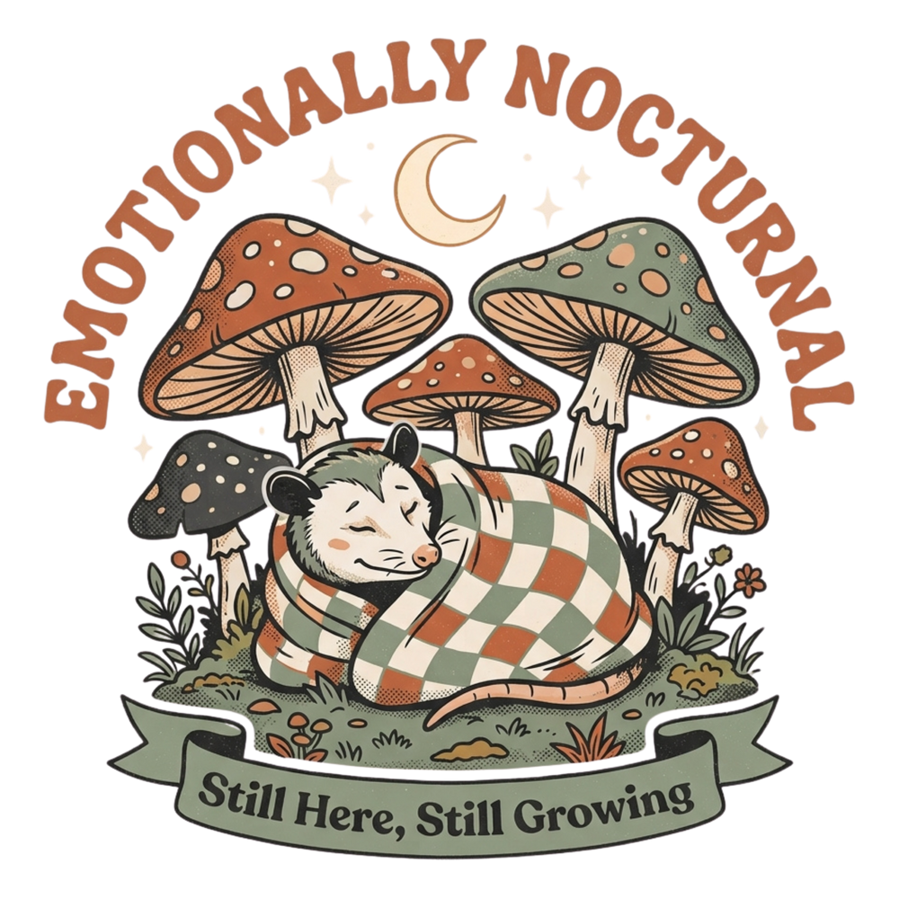 Emotionally Nocturnal T-Shirt artwork