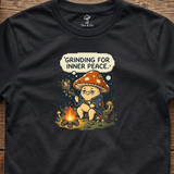 Grinding for Inner Peace tee in Black (card crop)