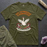 Off to Process a Kerfuffle tee in Olive, flat-lay