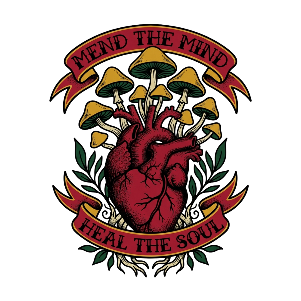 Mend the Mind T-Shirt artwork