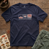 Neuroplasticity in Progress tee in Navy