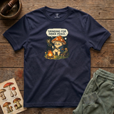 Grinding for Inner Peace tee in Navy