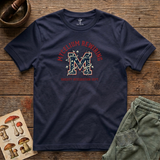 Mycelium Rewiring tee in Navy