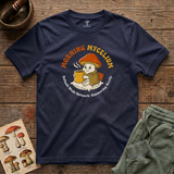 Morning Mycelium tee in Navy