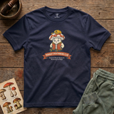 Midnight Overthinking Club tee in Navy