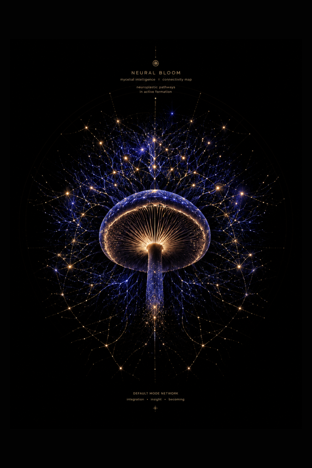 Neural Bloom Print artwork