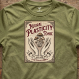 Neural Plasticity Tonic tee in Olive (card crop)