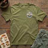 Grow Through What You Go Through tee in Olive