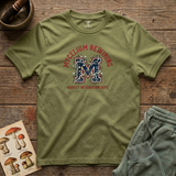 Mycelium Rewiring tee in Olive