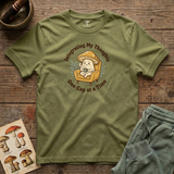 Integrating My Thoughts tee in Olive