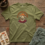 My Therapist Has Spores tee in Olive