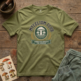Mycelium Club tee in Olive