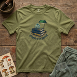 Studying My Own Shadows tee in Olive