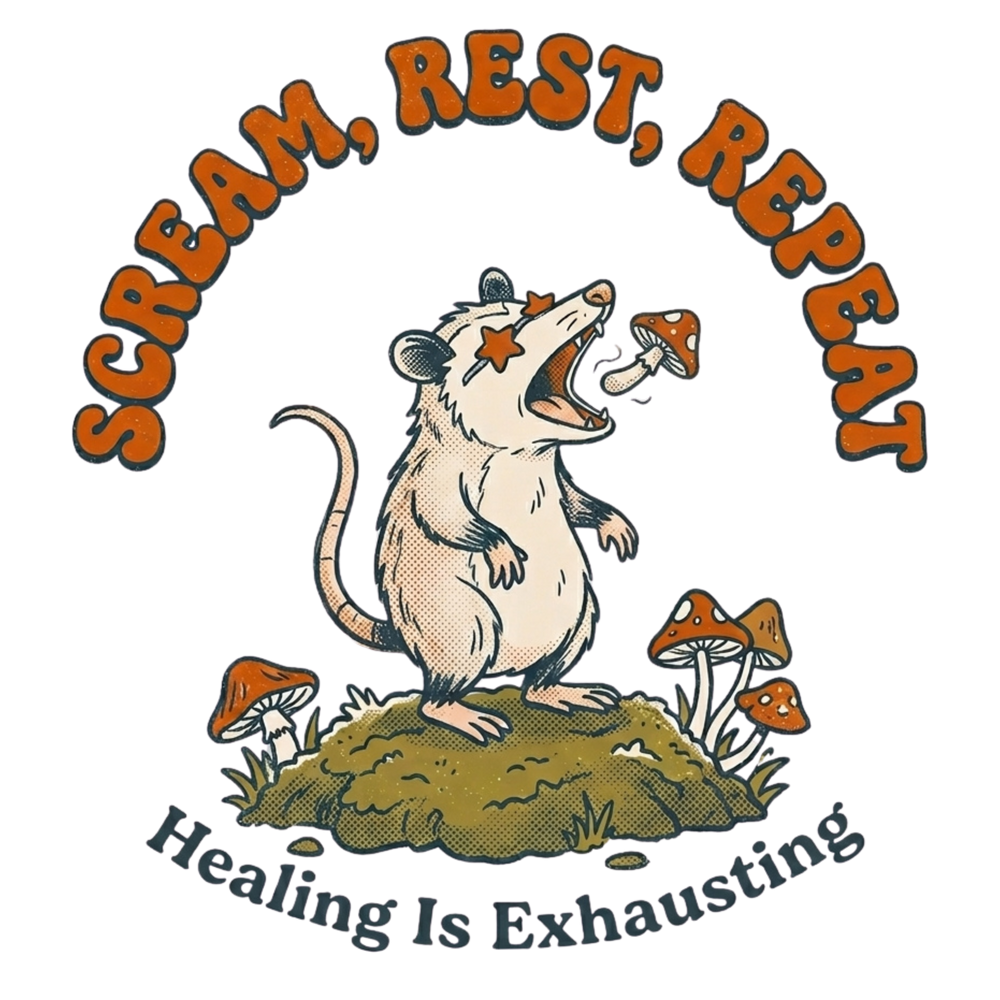 Scream, Rest, Repeat T-Shirt artwork