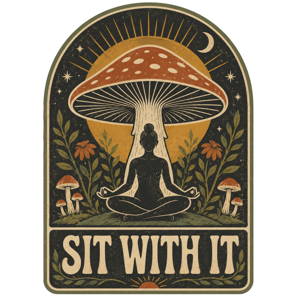 Sit With It T-Shirt artwork