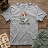 Take Your Time tee in Sports Grey