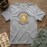 Integrating My Thoughts tee in Sports Grey