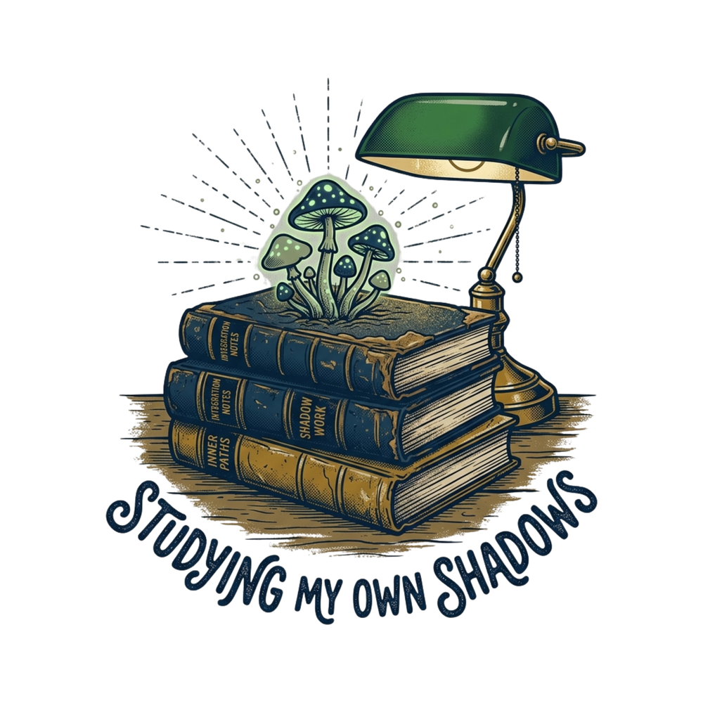 Studying My Own Shadows T-Shirt artwork