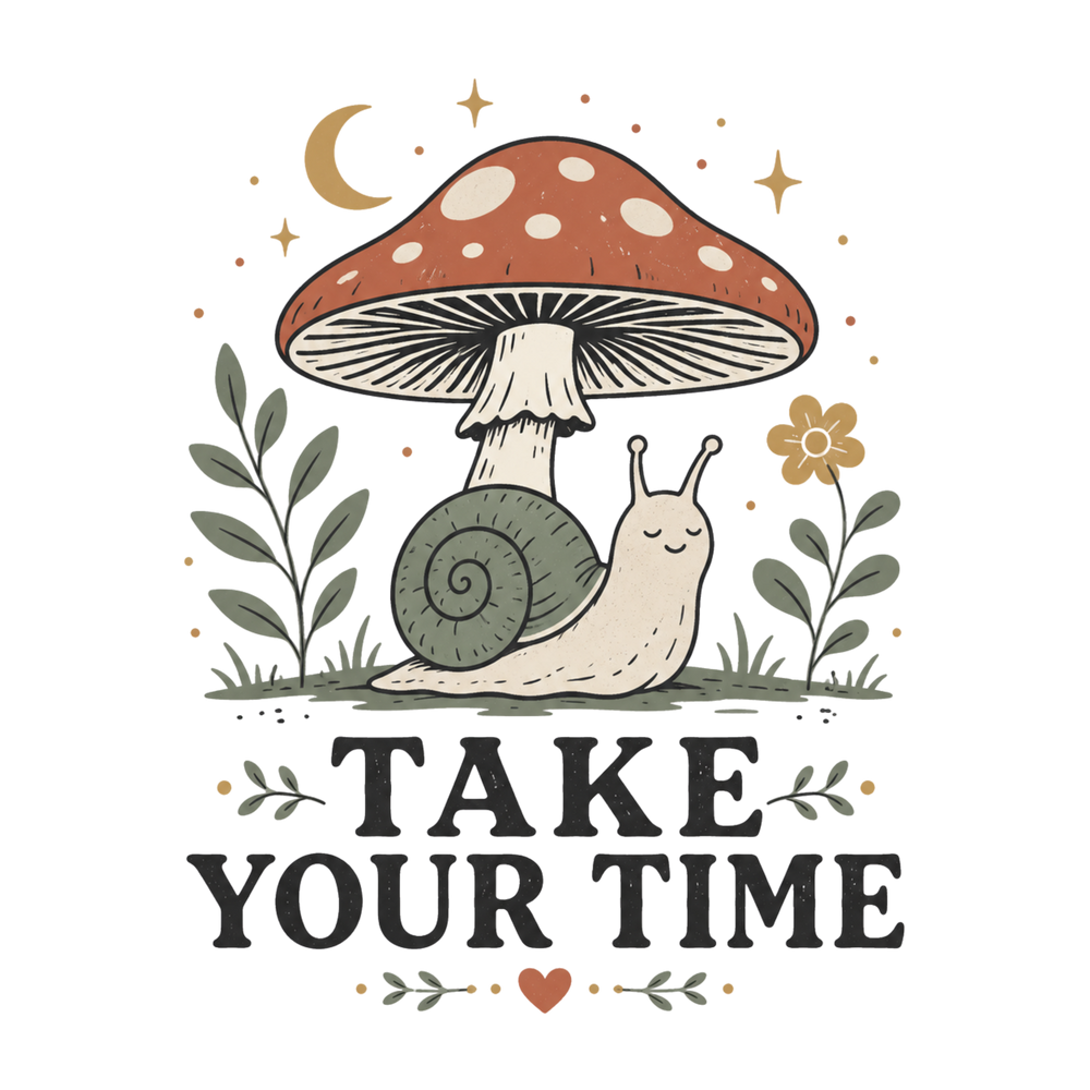 Take Your Time T-Shirt artwork