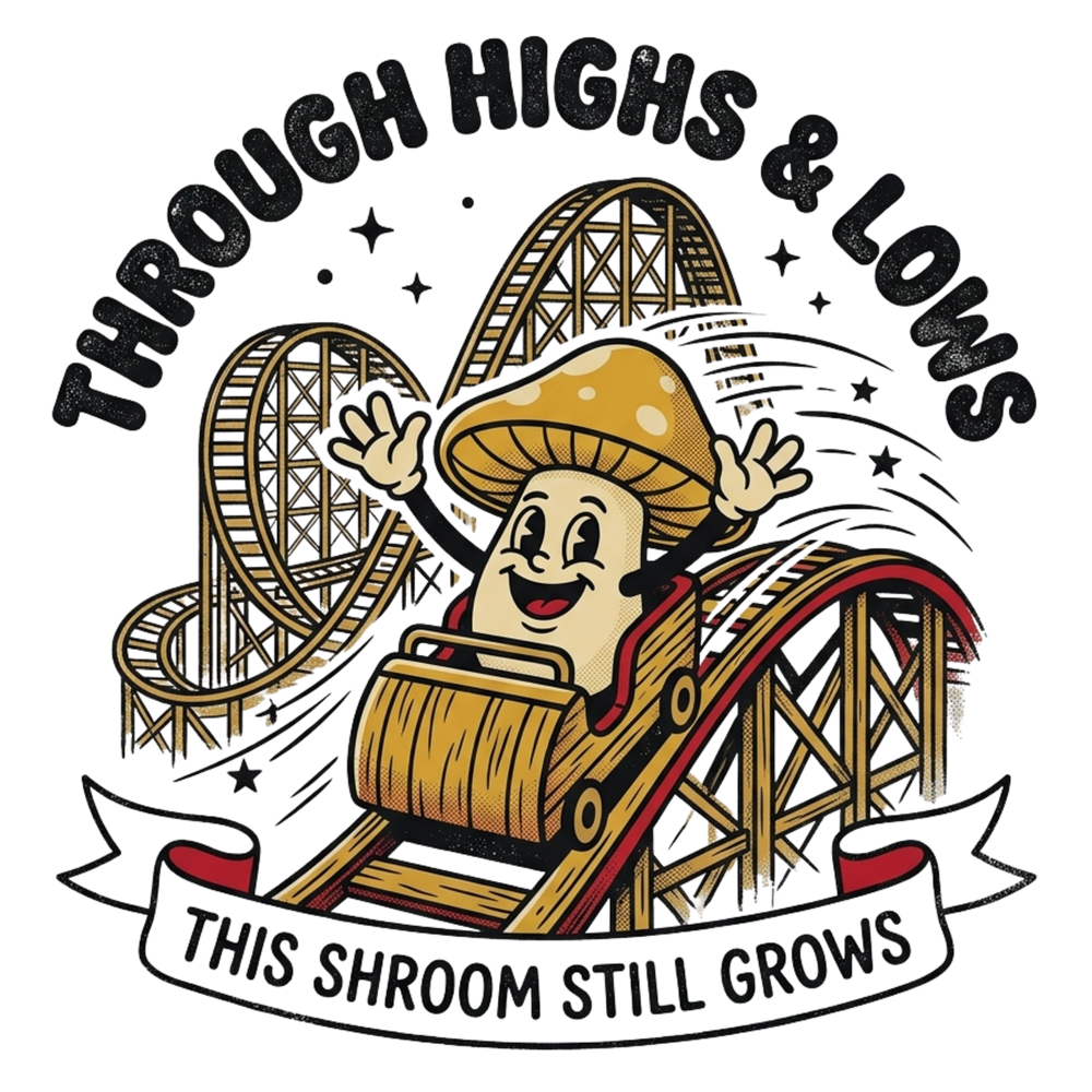 Through Highs & Lows T-Shirt artwork